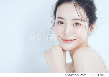 微笑的女人/皮膚護理 132047068