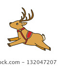 Reindeer illustration 132047207