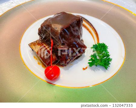 Chinese Shanghai Cuisine - Dongpo Wagyu Ribs (Dongpo Braised Wagyu Spare Ribs) Chinese Shanghai Cuisine - Dongpo Wagyu Ribs (Dongpo Braised Wagyu Spare Ribs) 132047333