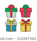 Illustration of colorful presents 132047362