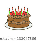 Chocolate decoration cake 132047366