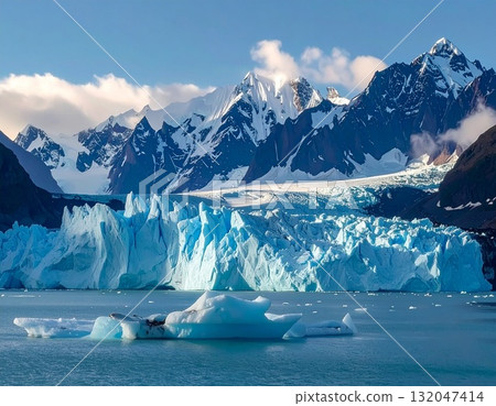 冰川和冰山 132047414