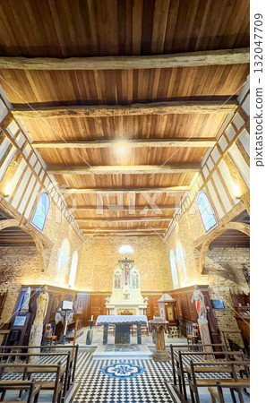 Parfondeval, Vervins, Aisne, Hauts-de-France, Grand-Est, France, August, 28th, 2025, The interior of 132047709