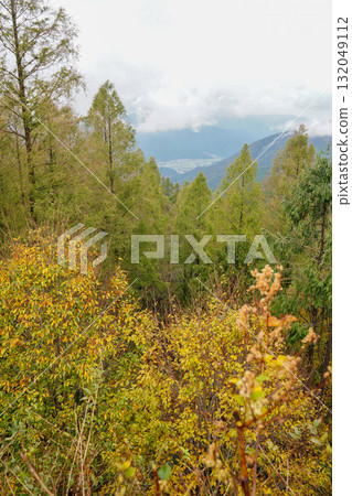 比叡山延歷寺的秋葉 132049112