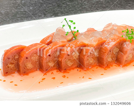 上海菜：桂花糖糕（桂花藕糕） 132049606