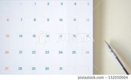 pen on calendar page background business planning appointment meeting concept pen on calendar page background business planning appointment meeting concept 132050004