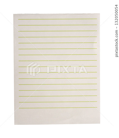 lined paper texture isolated on white background lined paper texture isolated on white background 132050054