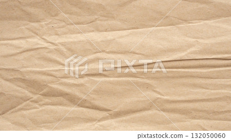 Abstract crumpled and creased recycle brown paper texture background Abstract crumpled and creased recycle brown paper texture background 132050060