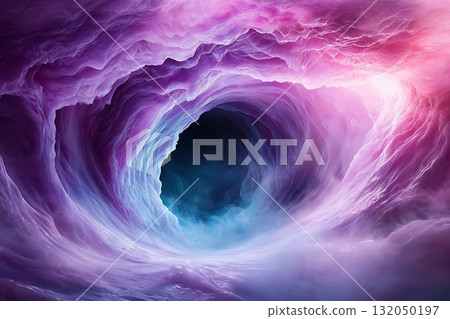 Ethereal Swirling Colors of Deep Cosmic Vortex in Space Background Design Ethereal Swirling Colors of Deep Cosmic Vortex in Space Background Design 132050197