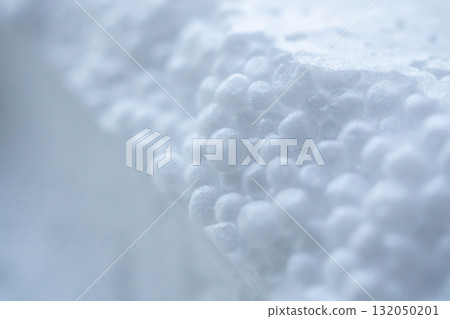 White polystyrene foam texture background 132050201