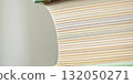 Book page close up texture background 132050271