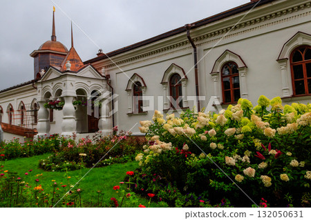 Vvedensky Tolga convent in Yaroslavl, Russia. Golden ring of Russia 132050631