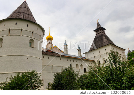 Architectural ensemble of the Rostov Kremlin in Rostov Veliky, Russia. Golden ring of Russia Architectural ensemble of the Rostov Kremlin in Rostov Veliky, Russia. Golden ring of Russia 132050635