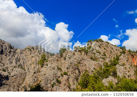 View of the Taurus mountains in Antalya province, Turkey 132050656