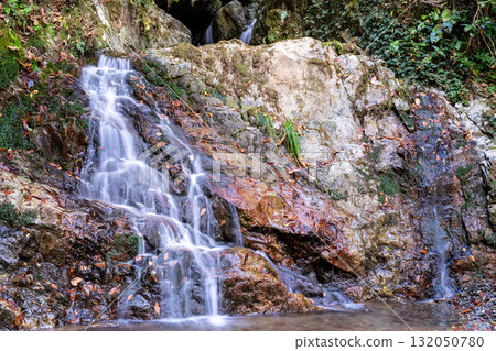Hiryu Falls Autumn Scenery Lower 2 Sayo Town, Sayo District, Hyogo Prefecture 132050780