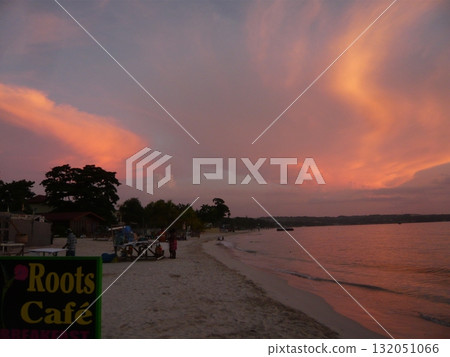 牙買加日落 132051066