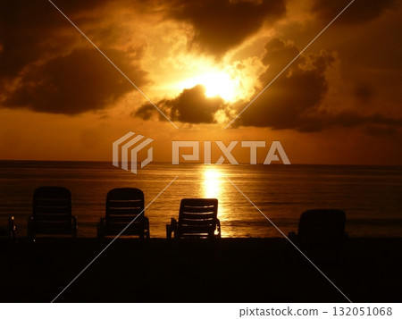 牙買加日落 132051068