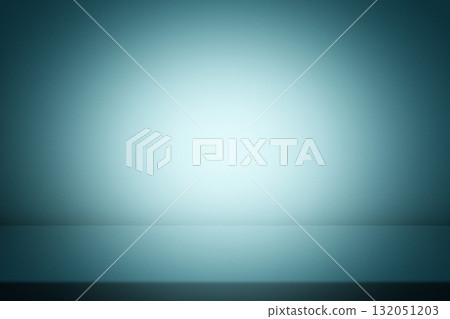 Stucco Table and Cyan Wall Background with Spotlihgt Stucco Table and Cyan Wall Background with Spotlihgt 132051203