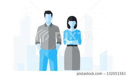 Active business men and women Active business men and women 132051561
