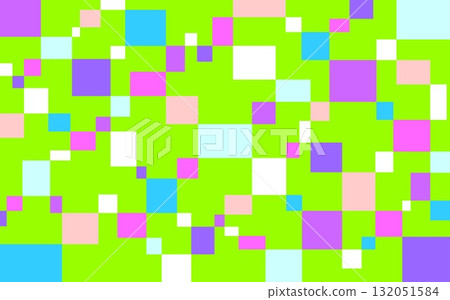 幾何圖案，正方形，綠色 132051584