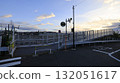 An overpass (pedestrian bridge) installed at Tokyu's Nagatsuta Inspection Yard 132051617