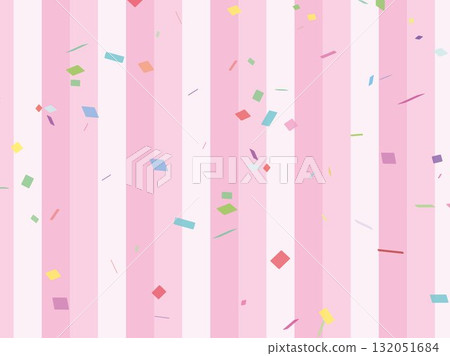 五彩紙屑集中線效果平行線背景 132051684