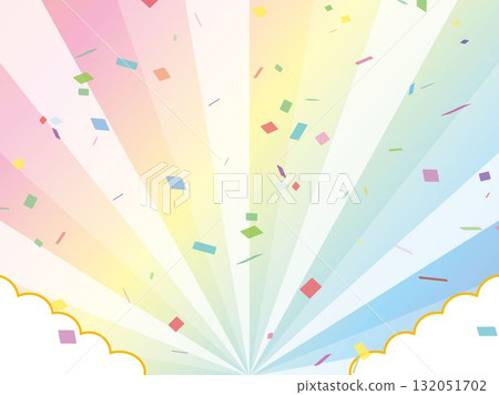 Confetti concentrated line effect parallel line background 132051702