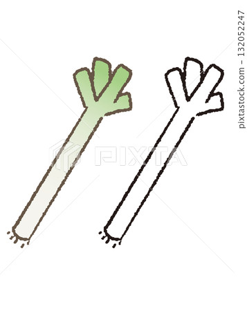 手繪蔥 132052247