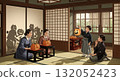 Japanese-style horror! Halloween preparations in an old house with demon shadow puppets 132052423