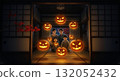 Gorgeous kimono! Jack-o'-lanterns and autumn nights 132052432
