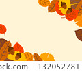 Autumn leaves frame, autumn leaves, simple 132052781