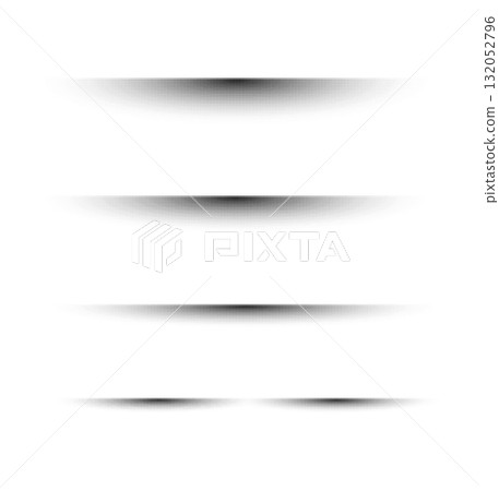 Shadow effects with grain halftone and dot patterns. Shade in black gradient round texture. Vector Shadow effects with grain halftone and dot patterns. Shade in black gradient round texture. Vector 132052796