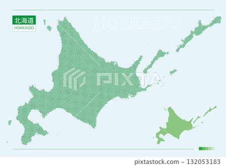 Hokkaido map (dot) 132053183