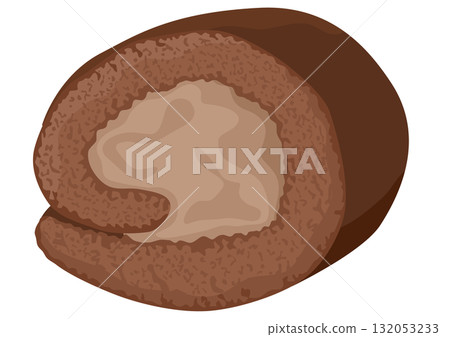 巧克力捲蛋糕 132053233