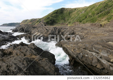 神奈川縣最大的天然島嶼城島的粟崎岬 132054862