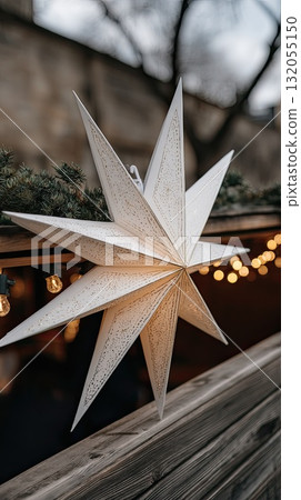 Shiny ornaments and glass jars decorate a market stall, inviting visitors to explore the festive atmosphere of the holiday season 132055150