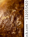 Macro Texture of Freshly Baked Croissant Crust 132055420