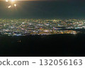 千葉的寶石般夜景（飛機窗外） 132056163