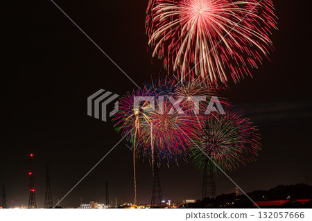田原市(愛知縣)渥美半島煙火大會場景 田原市(愛知縣)渥美半島煙火大會場景 132057666