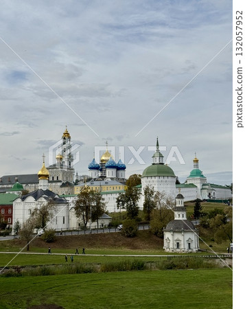 Holy Trinity Lavra in Sergiev Posad, Moscow region. Orthodox Church Holy Trinity Lavra in Sergiev Posad, Moscow region. Orthodox Church 132057952