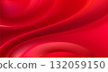 Red luxury silk bg. Premium wave fabric flow for cosmetics product design. 132059150