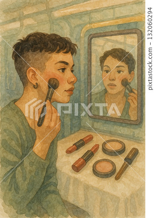 地方鐵路改造|水彩畫風格的日常生活故事 地方鐵路改造|水彩畫風格的日常生活故事 132060294