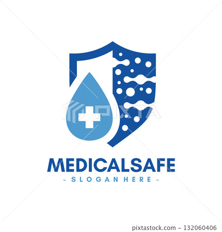 Immune system icon vector. Anti-bacterial logo concept. Immune system icon vector. Anti-bacterial logo concept. 132060406