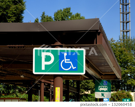 Preferred parking lot in parking area 132060458