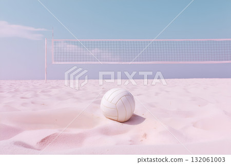 Volleyball on Sand Court 132061003