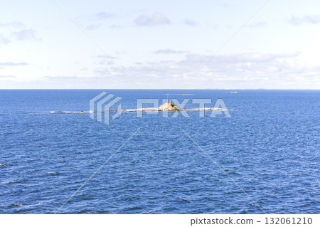 View of the Gulf of Finland, Europe from a ferry 132061210