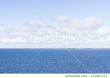 View of the Gulf of Finland, Europe from a ferry 132061211
