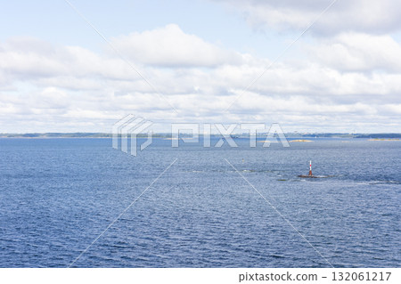 View of the Gulf of Finland, Europe from a ferry 132061217