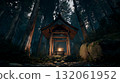 森林裡點亮的小神社 132061952