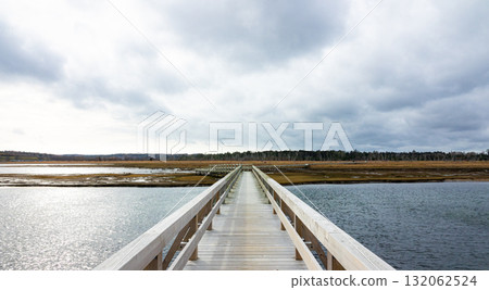 Autumn scenery of Shunkunitai in Nemuro, Hokkaido, with a remote feel Autumn scenery of Shunkunitai in Nemuro, Hokkaido, with a remote feel 132062524